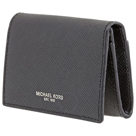 michael kors business card case|Michael Kors card holder men's.